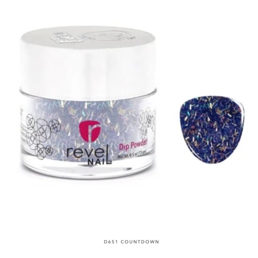 Revel Nail D651 "Countdown" 0.5 oz. Dip Powder